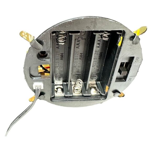 Halloween LED Skull Lantern Color Changing Light Candle Cutouts Purple Spooky - Picture 8 of 12